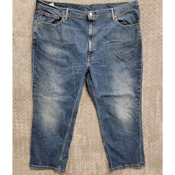 Levi's 559 Relaxed Straight 47x29 Blue Jeans Medium Wash‎ Casual Modern Denim - Picture 1 of 12